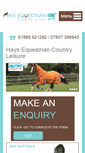 Mobile Screenshot of haysequestriancountryleisure.com